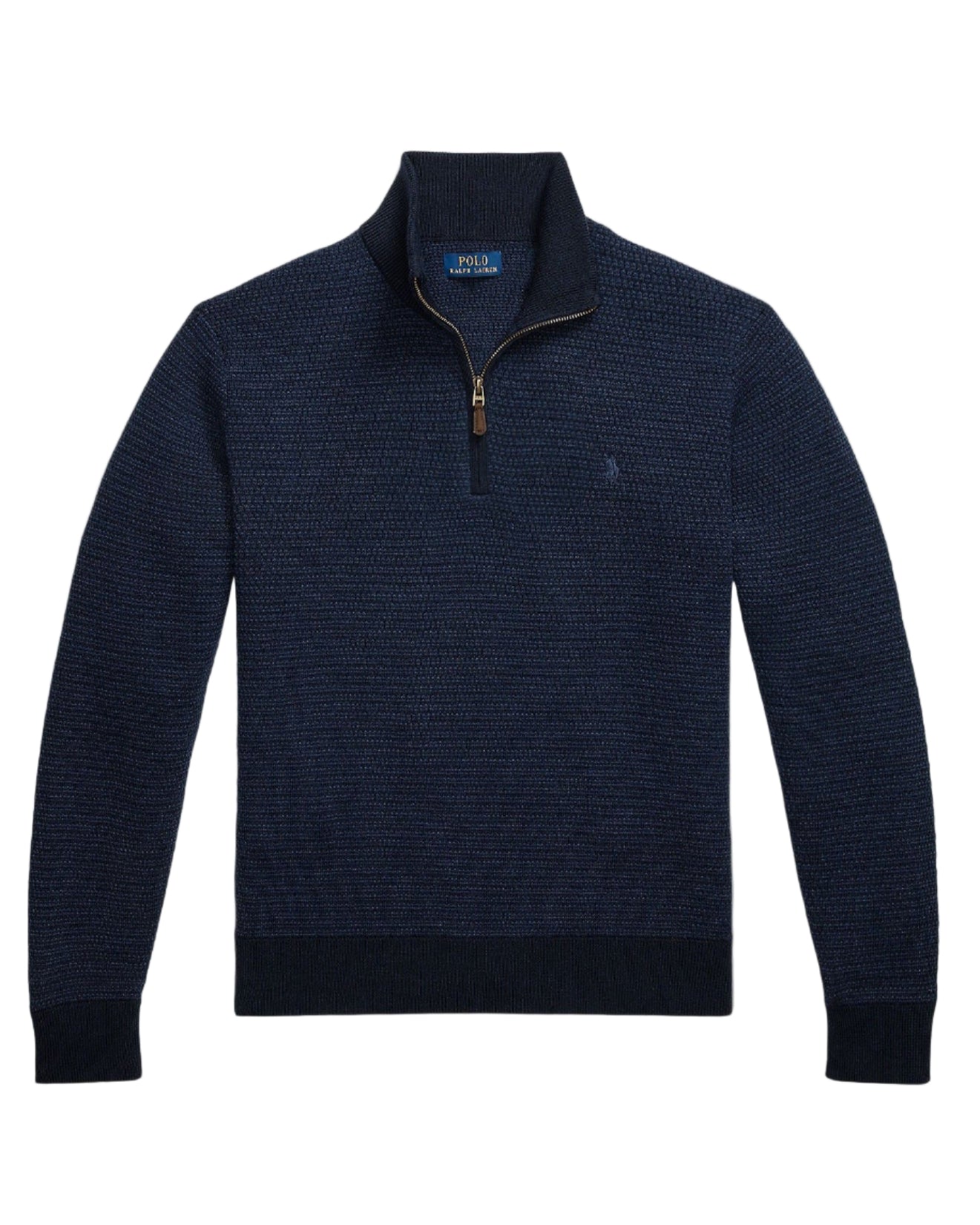Navy Combo Merino Wool Pullove