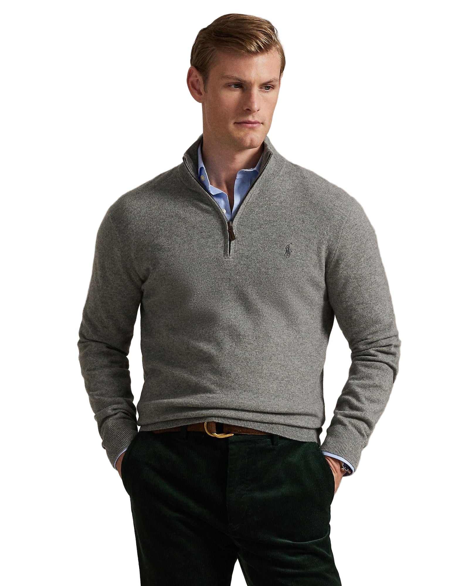 Fawn Grey Heather Merino Wool