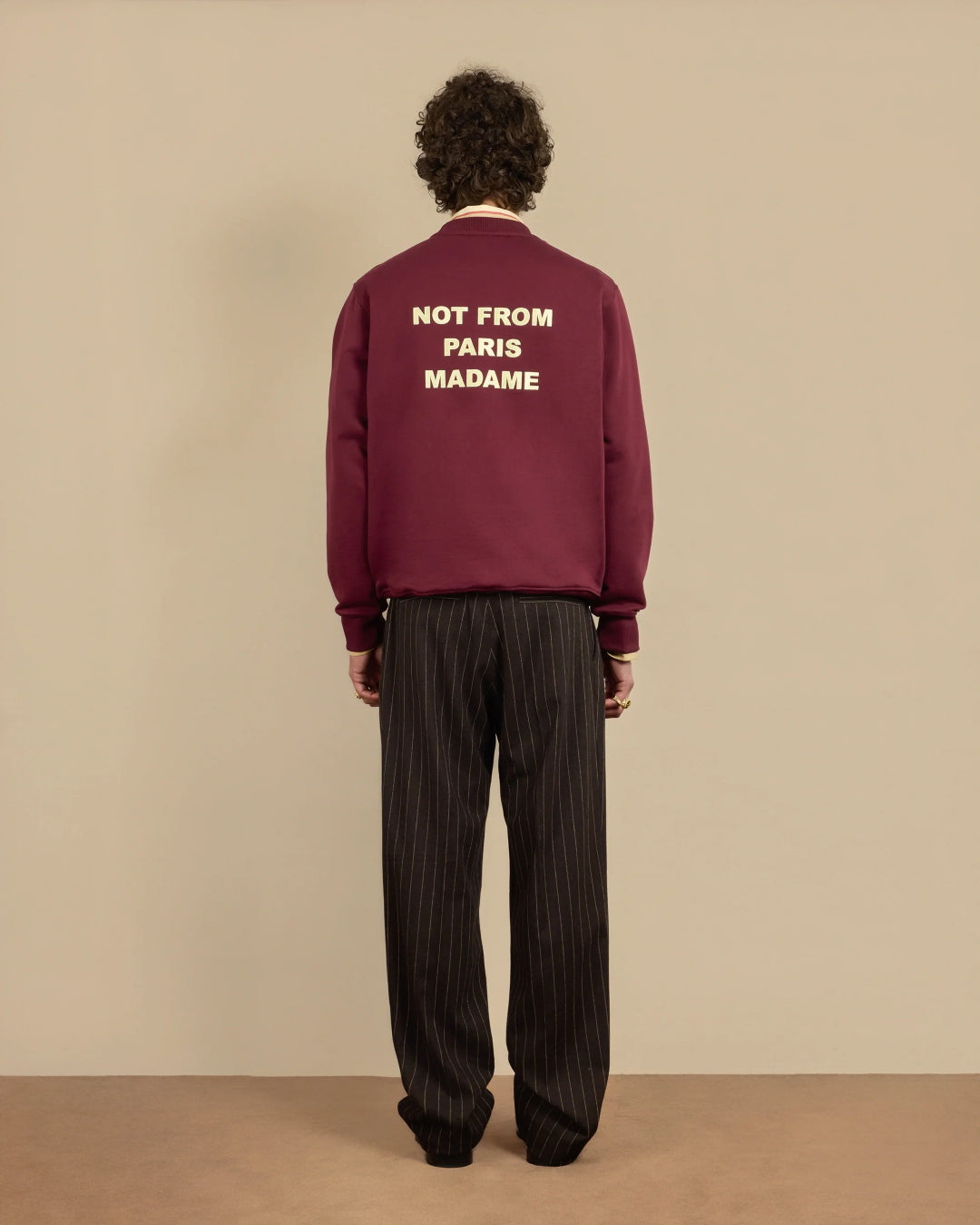 Le Sweatshirt Slogan Wine