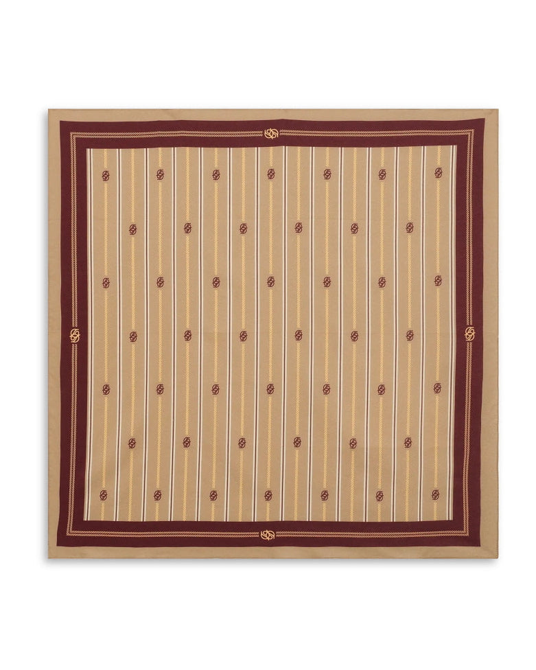 Le Foulard Rayure Monogramme B