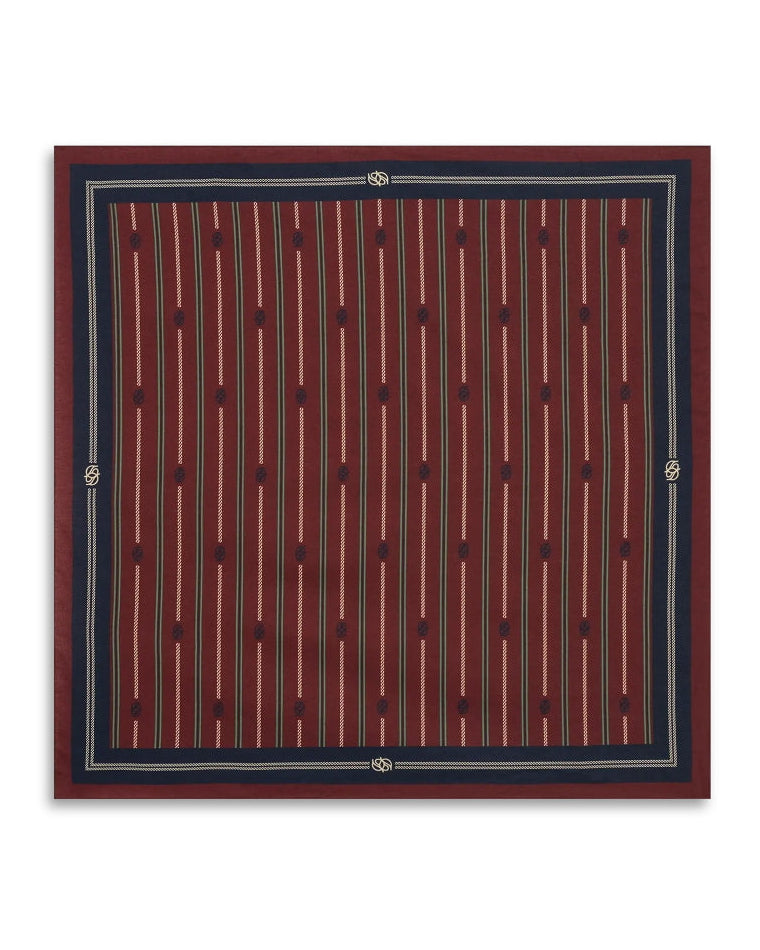 Le Foulard Rayure Monogramme W