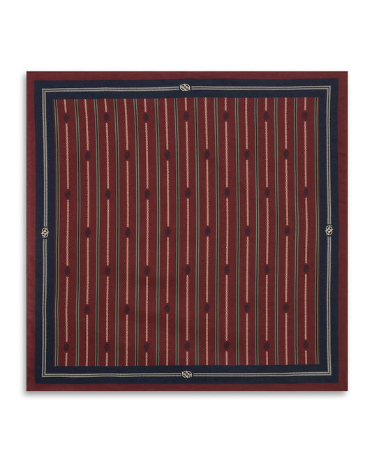 Le Foulard Rayure Monogramme W