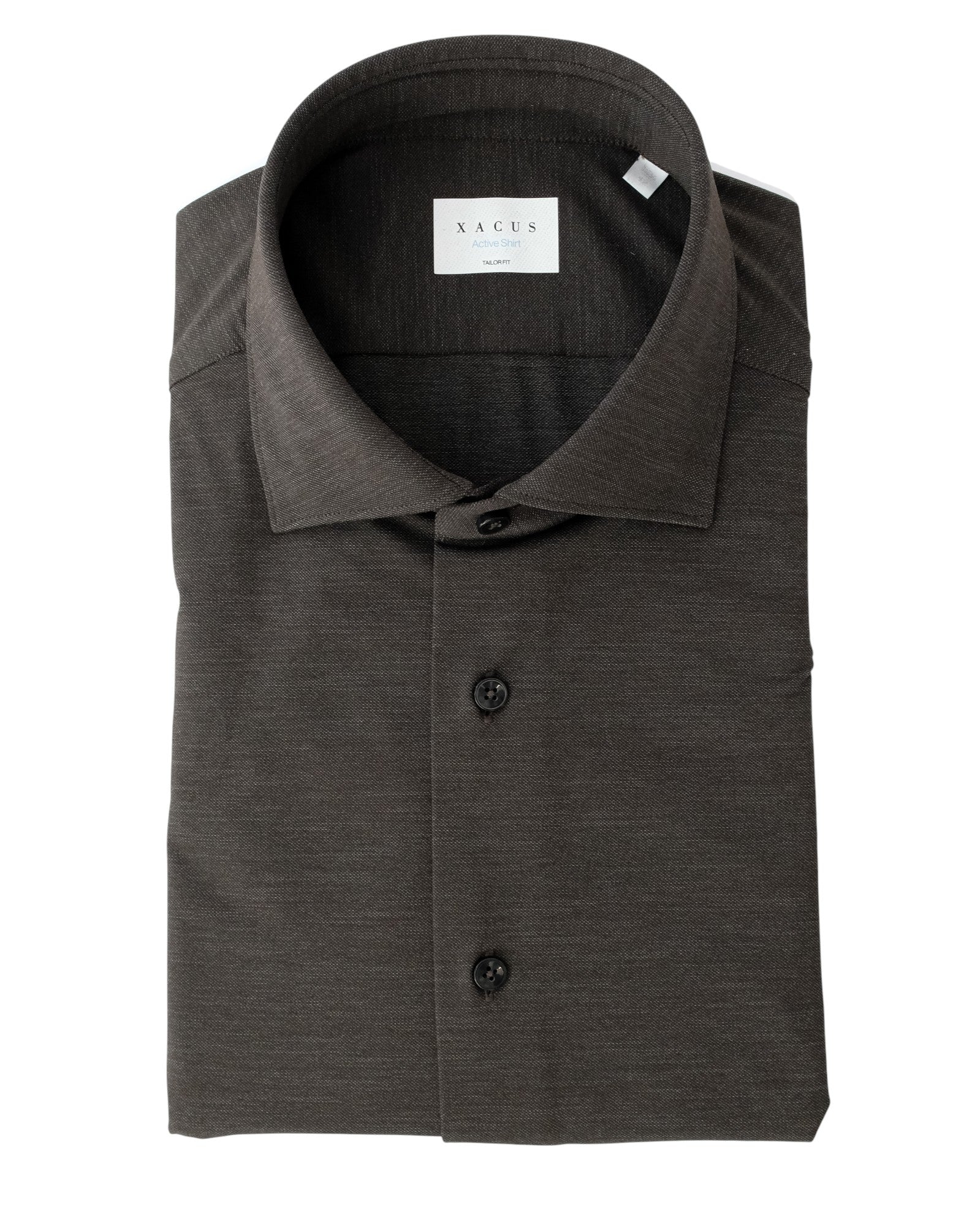 Dark Brown Active Shirt Flanne