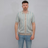 Knitted Button-Through Polo Be