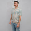Knitted Button-Through Polo Be