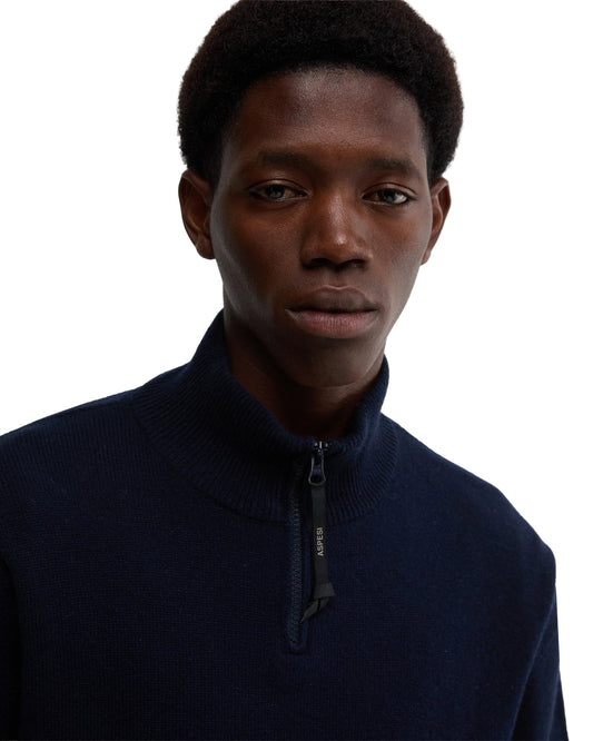 Navy Mod M116 Cashmere Wool Bl