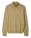 Beige Zebra Badge Wool