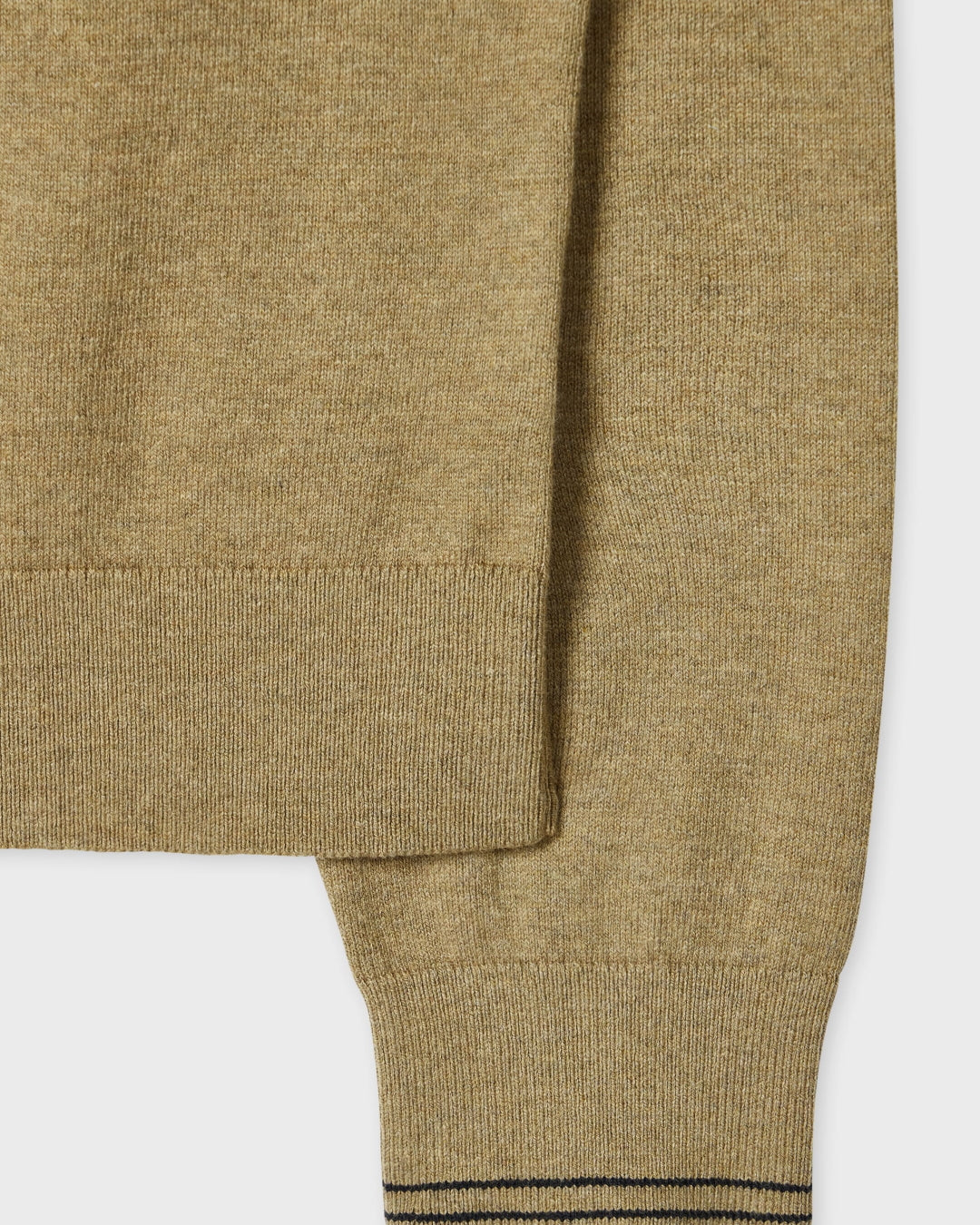 Beige Zebra Badge Wool