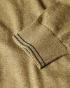 Beige Zebra Badge Wool