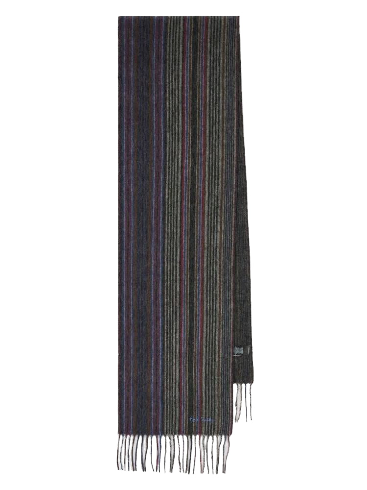 Grey Signature Stripe Merino W