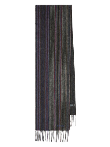 Grey Signature Stripe Merino W