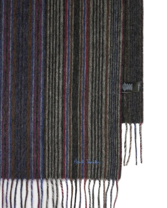 Grey Signature Stripe Merino W