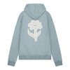 Posy Cotton Hoodie Azure Blue