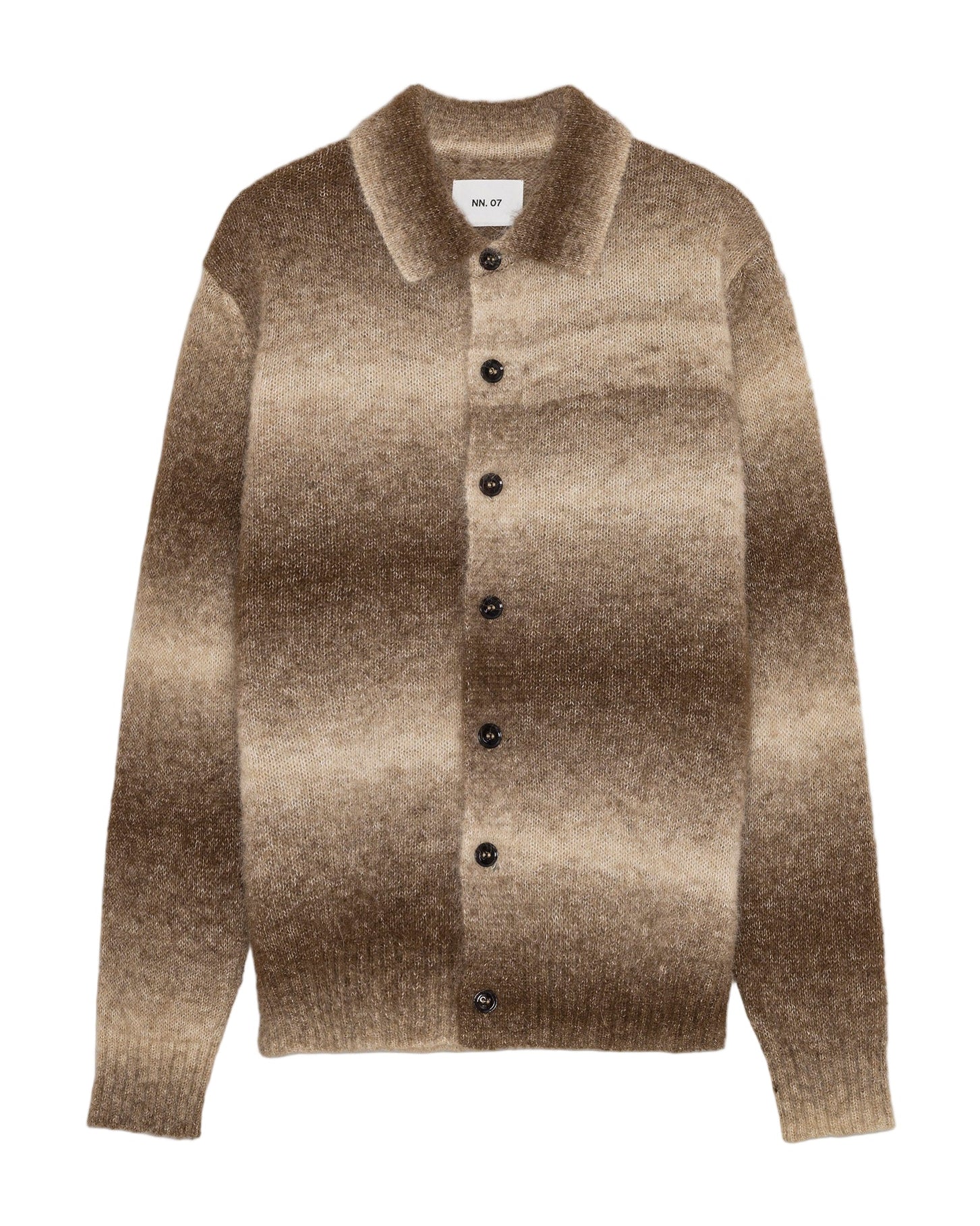 Alfie Wool Knit Polo Cardigan