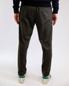 Dark Green Drawstring Dressed