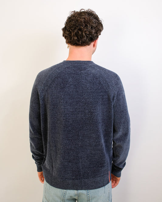 Ultra Marine Velvet Round Neck