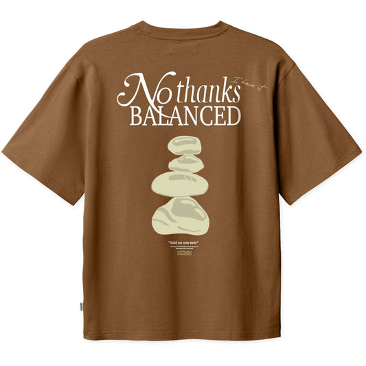 WBBaine Balance Tee Dark Brown