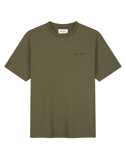 Olive Lined Face Tee