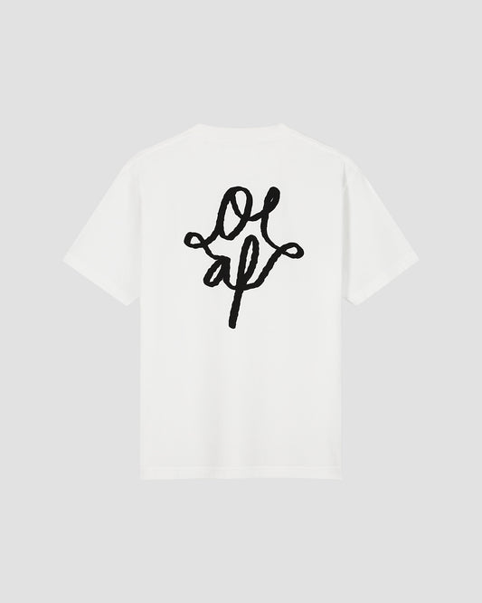 Optical White Monogram Graphic