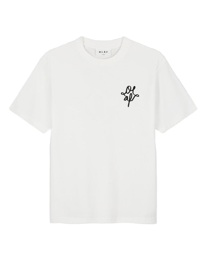 Optical White Monogram Graphic