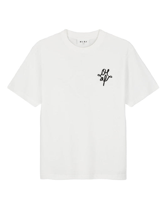 Optical White Monogram Graphic