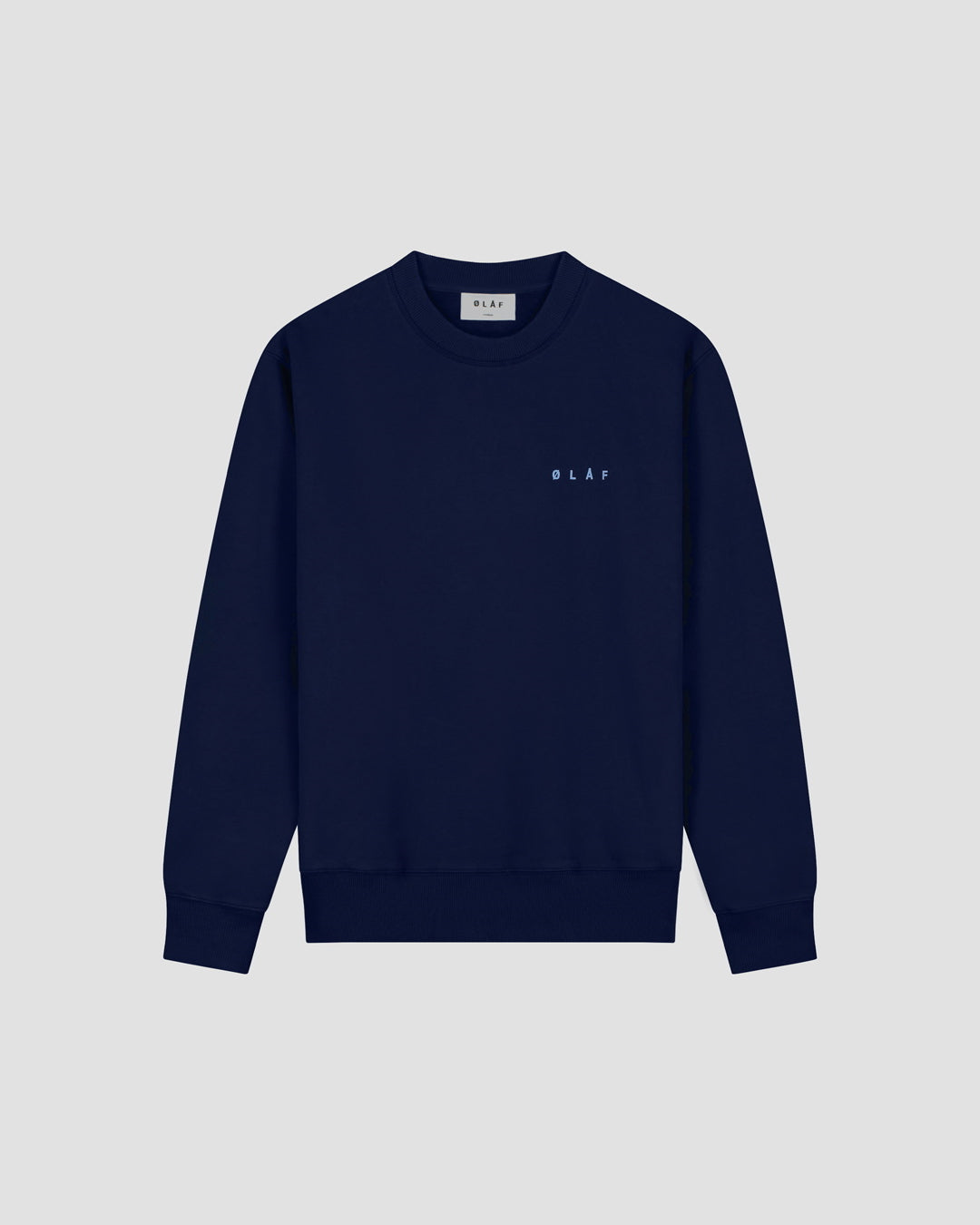 Navy Lined Face Crewneck