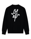 Black Crewneck Monogram Graphi