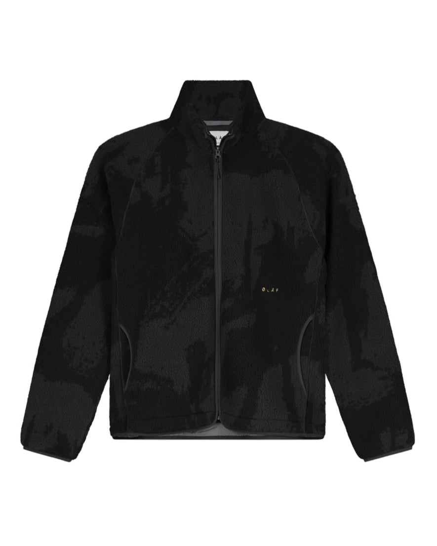 Black Charcoal Camouflage Flee