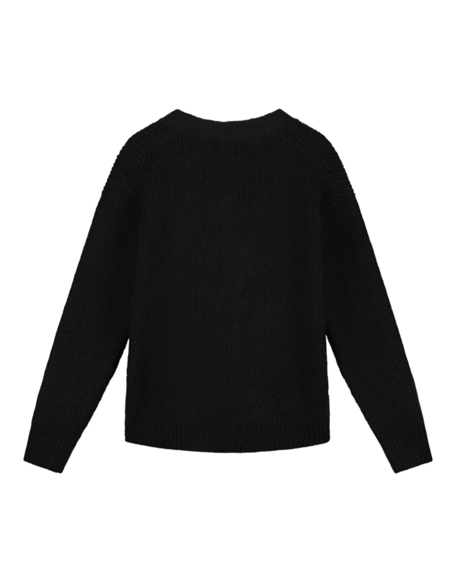 BLACK KNITTED