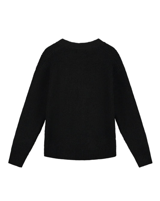 BLACK KNITTED