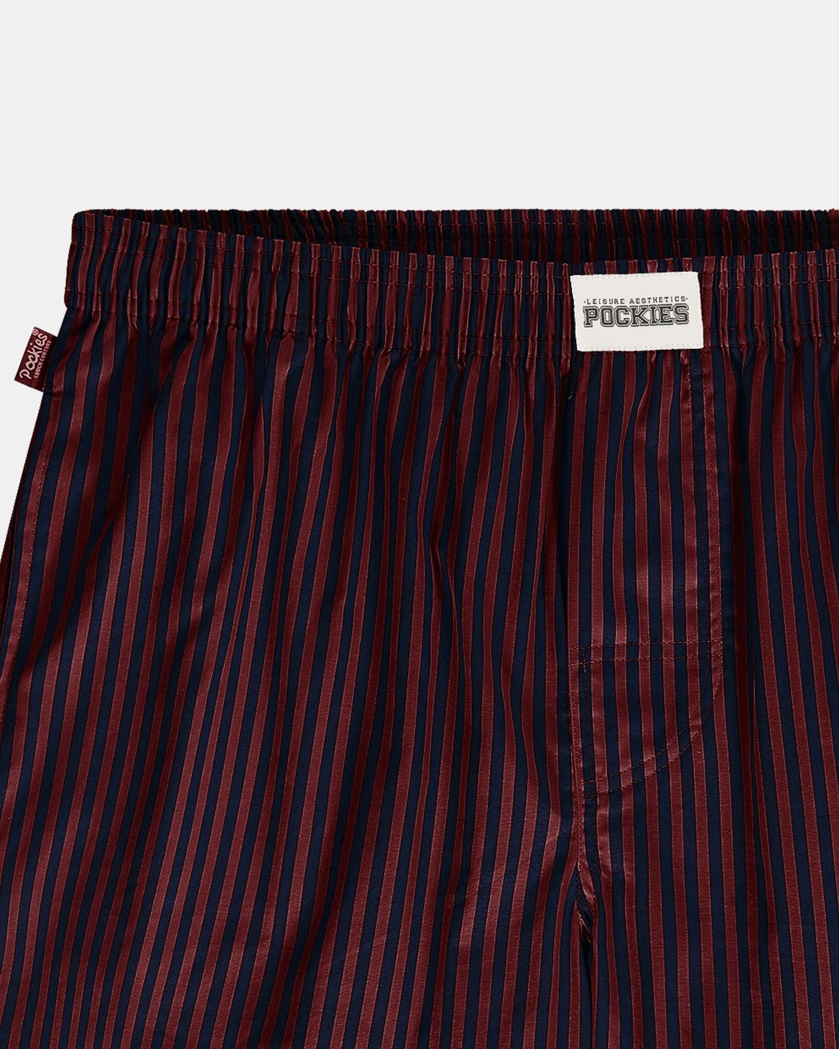 Navy Red Striped Boyfriend Box