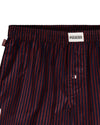 Navy Red Striped Boyfriend Box