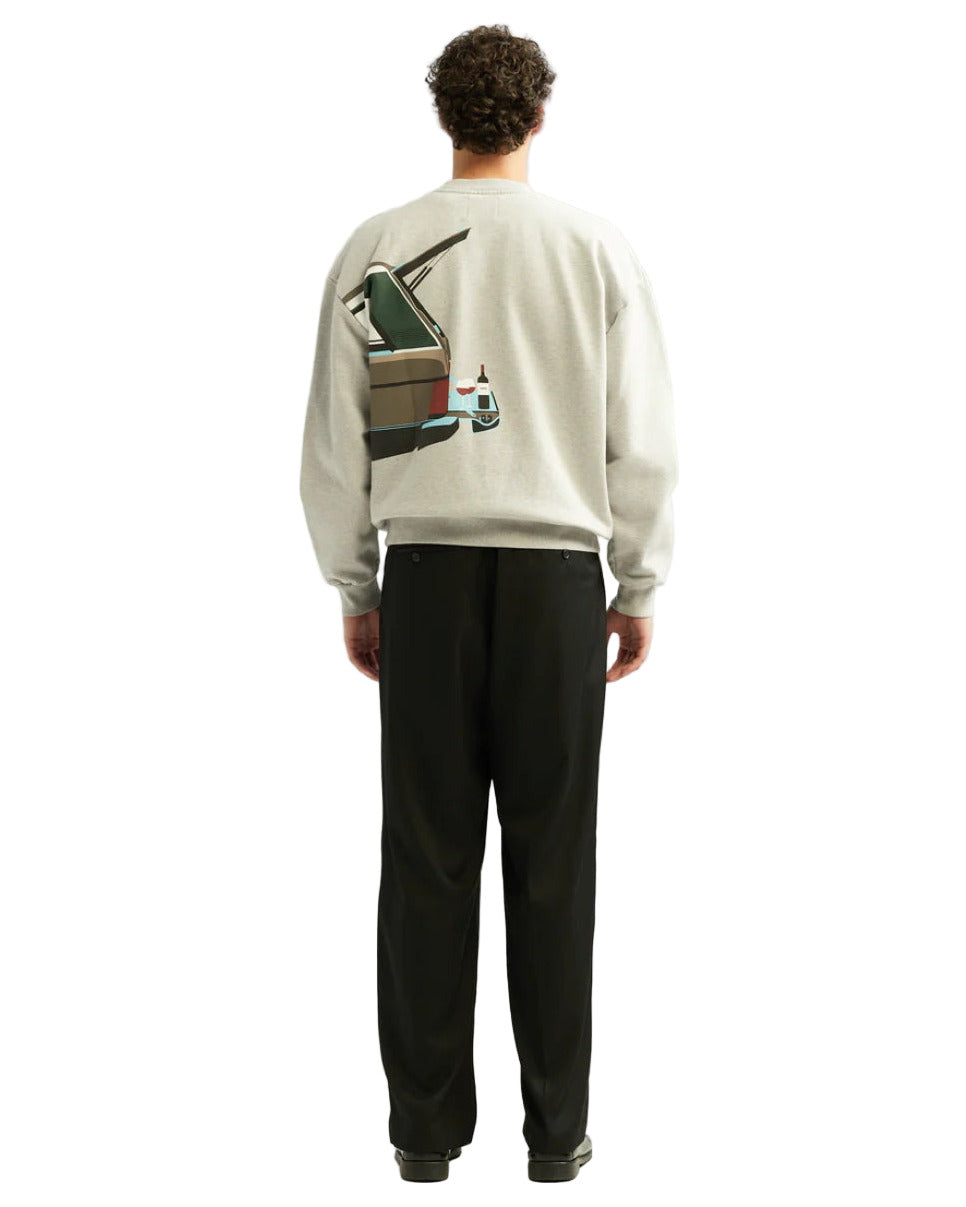 Grey Cotton Winedrive Relaxed