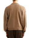 Brown Rope Wool Blend Embroide