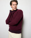 Gstaad Baby Alpaca Sweater Burgundy