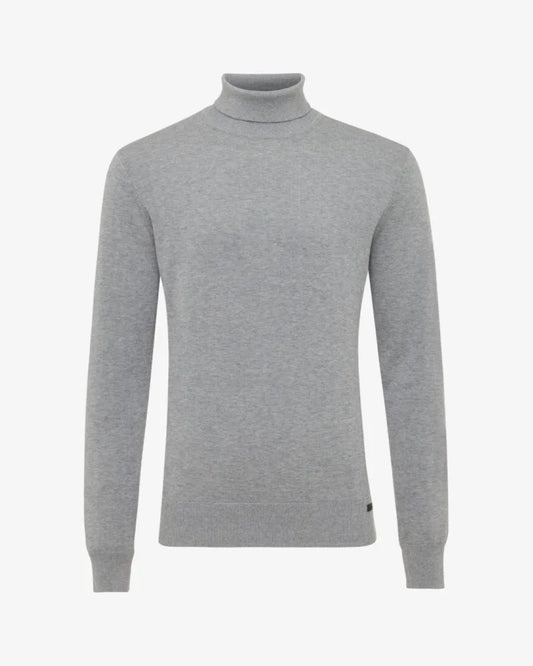 Roll Neck LS Grey