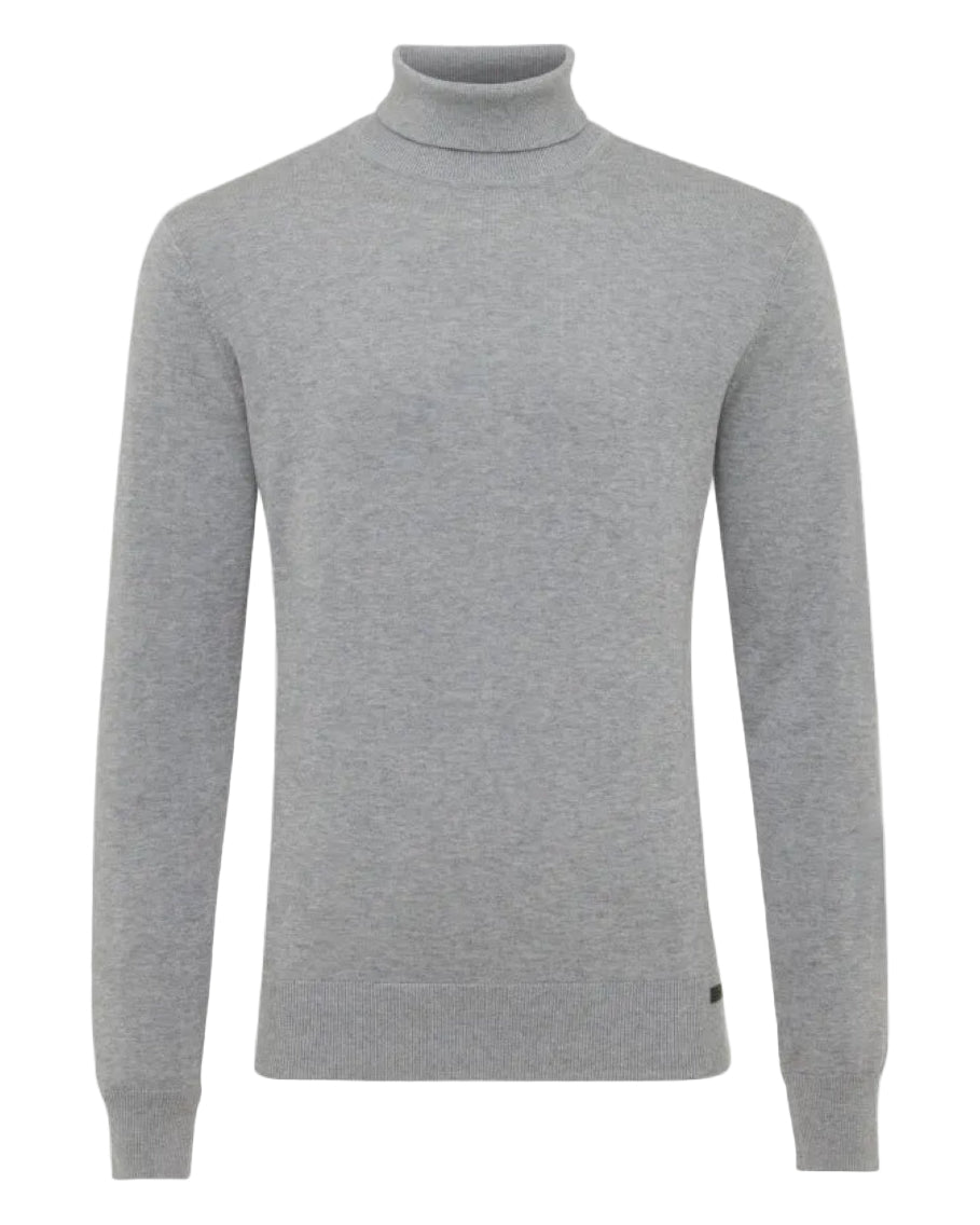 Roll Neck LS Grey