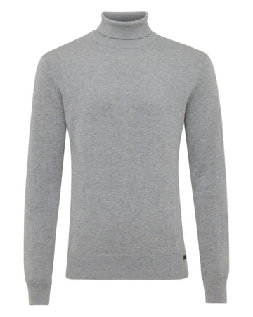 Roll Neck LS Grey
