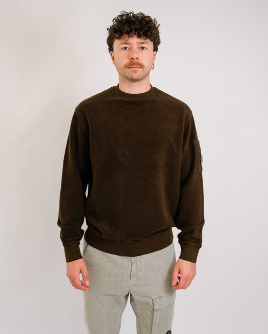 Ivy Green Fleece Crewneck Lens