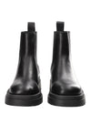 Black Leather Chelsea Boot