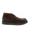 Dark brown washed suede desertboot