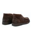 Dark brown washed suede desertboot