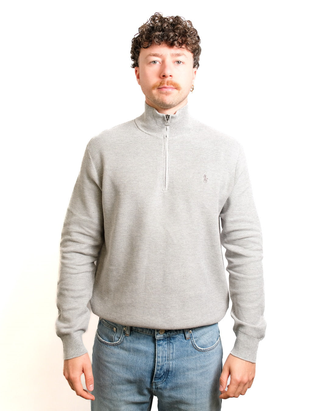 Andover Heather Mesh Knit Cott
