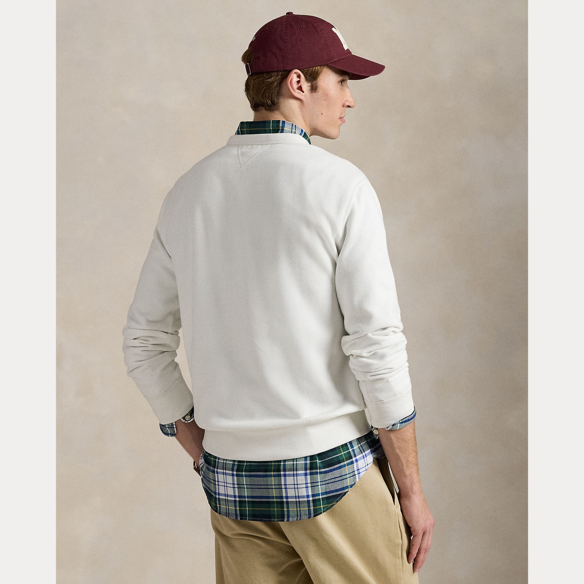 Fleece Sweatshirt White