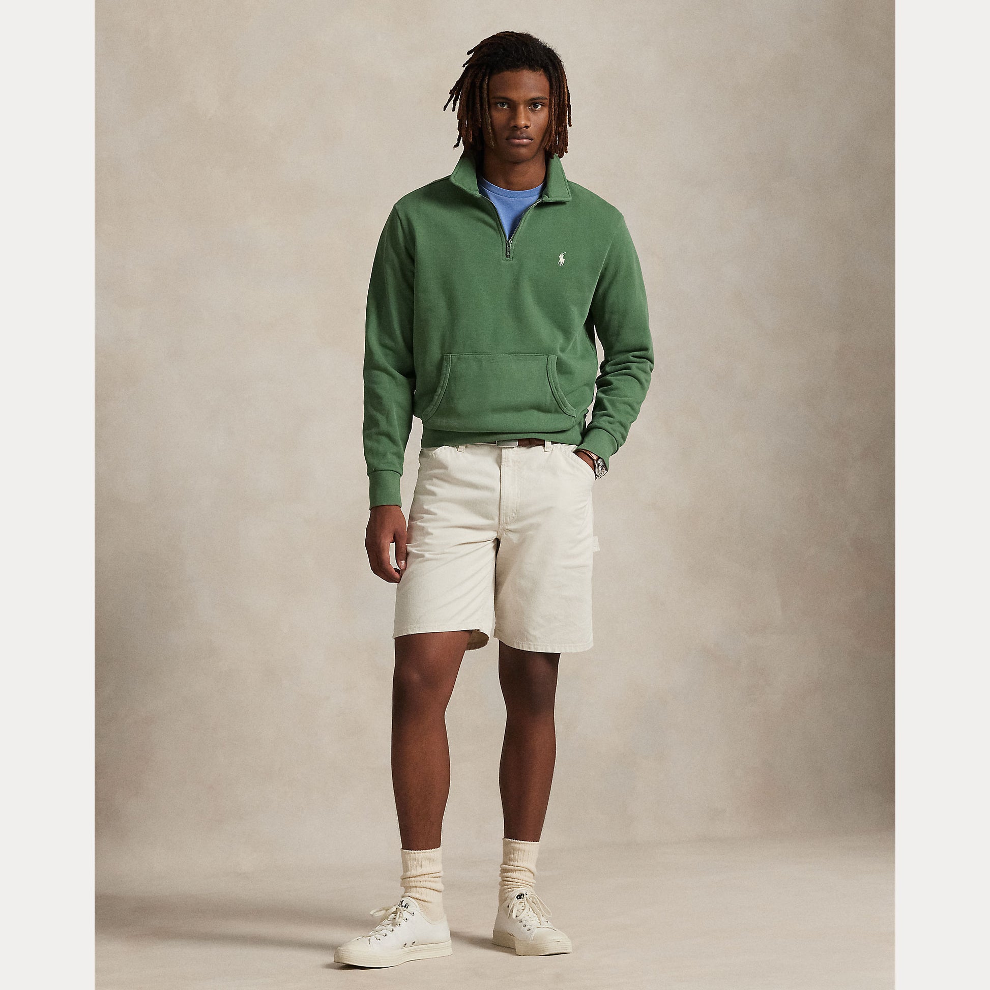 Loopback Fleece Quarter Zip Sw