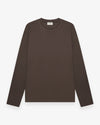 Interlock Supima Longsleeve  Ebony Brown