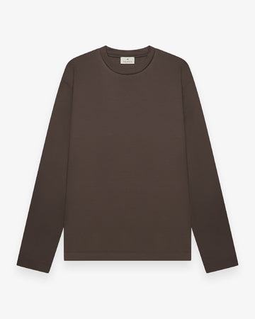 Interlock Supima Longsleeve  Ebony Brown