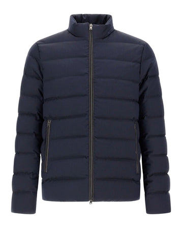 Blue Bomber Jacket in Polished