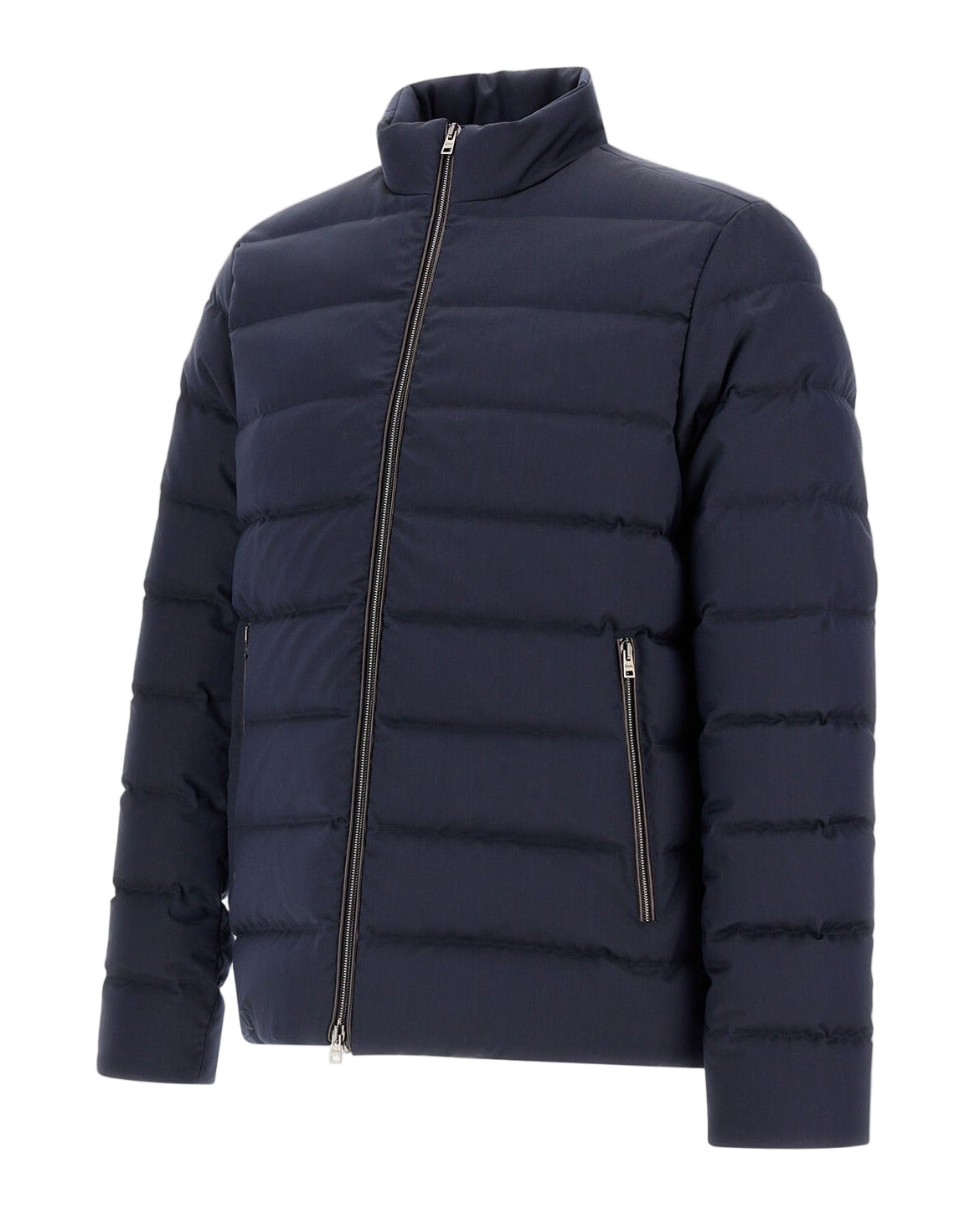 Blue Bomber Jacket in Polished