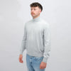 Mock Zip Pullover Light Grey